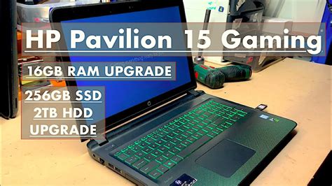 hp gaming laptop ssd upgrade.